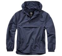 Summer waterproof hooded jacket Brandit Bleu XL