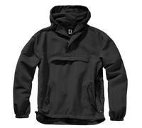 Summer waterproof hooded jacket Brandit Noir 2XL