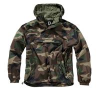 Summer waterproof hooded jacket Brandit Vert 3XL