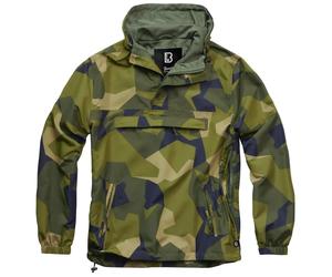 Summer waterproof hooded jacket Brandit Vert L