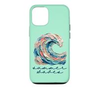 Summer Waves Artistic Ocean Wave Coastal Beach Case for iPhone 12/12 Pro