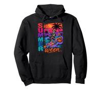summer ween halloween skeleton vacation beach Pullover Hoodie