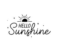 Summer Welcome Sunshine Coffee Break Dream King Wow Wall Decals PVC 54.4x103cm Do not Damage The Wall Surface Black