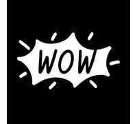 Summer Welcome Sunshine Coffee Break Dream King Wow Wall Stickers Paster Paper 34x61.4cm Art Decoration White