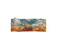 Summer Wheat Fields Baby Bow Headband Soft Skin-Friendly Comfort Keep Warm Newborn Daily Wearing