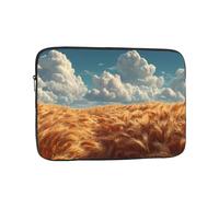 Summer Wheat Fields Laptop Bag, 17 inch Lightweight and Compact Handbag, Suitable for Travel and Work University