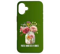 Summer Wildflower Jar Tee Practice random acts of kindness Case for iPhone 16 Plus