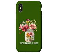 Summer Wildflower Jar Tee Practice random acts of kindness Case for iPhone X/XS