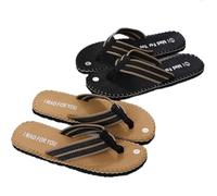 Summer Willow Thong Sandals, Comfortable Straw Flip Flops for Home, Beach and Garden, Breathable Slippers for Adults, Toe Separator Women's Elegant Beach, Flat Shoes for Dress, A01 Black, 10 UK
