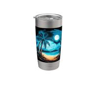 Summer with a Paradise Beach Stainless Steel Insulated Tumbler
