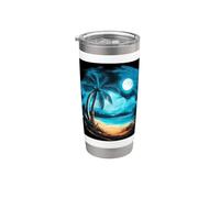 Summer with a Paradise Beach Stainless Steel Insulated Tumbler