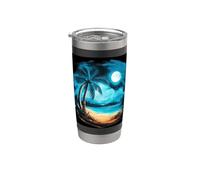 Summer with a Paradise Beach Stainless Steel Insulated Tumbler