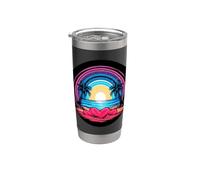 Summer with Heart on the Beach Stainless Steel Insulated Tumbler
