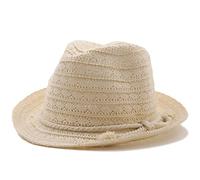 Summer Women Hollow Sun Hats Sweet Tassel Balls Men Hats Girls Vintage Beach Panama Hats Jazz Fedoras (Color : Argento, Size : 55-58cm)