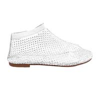 Summer Women's Sneakers Fishing Net Hollow Out Flat Sandals Short Boots Ladies Shoe (White, 7)