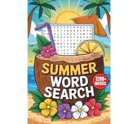 Summer Word Search 1200+ Words: Relaxing Word Find Puzzles for Adults and Seniors, Large Print Activity Book with Solutions