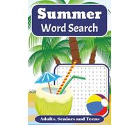 Summer Word Search: 50+ Word Search Puzzles with Easy to Read Print about Summer, Sun and Sandy Beaches | 6x9 inches, 120 pages ... Gift for Vacations, Holidays, and Free Time