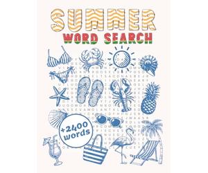 Summer Word Search Book, Difficult Level: Good Vibes Word Searches for Adults, Beach, Barbecue, Sundshine & More - Easy to Read Large Print, Great as Gift, Vacations and every Day