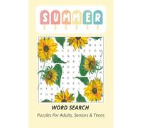 Summer Word Search Book: Easy to Read Print about Summer Fun and More | 6x9 inches, 110 pages | 50+ Puzzles ... Gift for Vacations, Holidays and Enjoyable Times