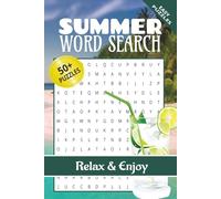 Summer Word Search Book: Word Search with Easy to Read Print about Summer Holiday, Camping, Hiking, Beach and More | 6x9 inches, 110 pages | 50+ Puzzles .... Gift for Vacation, Holiday and Free Times