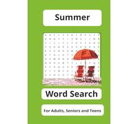 Summer Word Search: For adults, seniors and teens. 60 easy to read puzzles