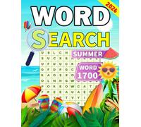 Summer Word Search Large Print: 85 Themed Puzzles 1700 words From Beach Days to BBQ Nights - Relaxing for Adults, Teens and Seniors with solutions.