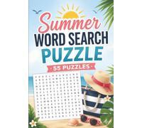 Summer Word Search Puzzle: 55 Puzzles Word Search about Summer and More | 6x9 inches, 110 pages | Gift for Summer, Seasons & Beach Lover