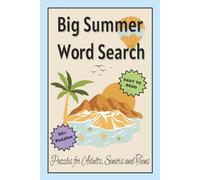 Summer Word Search Puzzle Book: Easy-to-Read Print Puzzles for Beach Vacations, Travel, and Relaxation | 6x9 inches, 110 pages | 50+ Puzzles...The Perfect Holiday and Road Trip Gift!