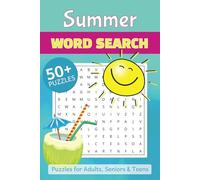 Summer Word Search Puzzle Book: Relaxing Word Search with Easy-to-Read Print about Vacation, Beaches, Sunshine, Ice Cream, and More | 6x9 Inches | 50+ ... for Holidays, Travel, and Relaxing Moments