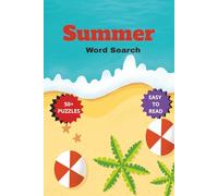 Summer Word Search Puzzle Book: Summer Word Search Puzzles | Relax,Summer Theme | 6x9 Inches, 120 Pages | 60 Puzzles | Solutions Included