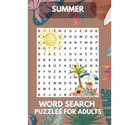 SUMMER word search puzzle book: Word Searches with Easy to Read Print about Summer and More | 6x9 inches, 110 pages | 50+ Puzzles ... Gift for Vacations, Holiday,free times