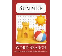 Summer Word Search Puzzle Book: Word Searches with Easy to Read Print about Summer, Beach, Lake and more | 50+ Puzzles ... Gift for Vacations, Holidays and Free Times