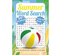 Summer Word Search Puzzle Book: Word Searches with Easy to Read Print about Summer, Beach, Outdoors and More | 6x9 Inches, 110 pages | 50+ Puzzles .... Gift for Vacations, Holidays, and Free Time