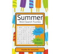 Summer Word Search Puzzles: Easy to read Word Searches for the whole family about Sunshine, Vacation, Relaxing and More | 6x9 inches with easy to read ... | Gifts for Holidays and Summery Vibes