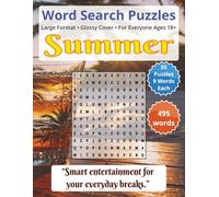 Summer - Word Search Puzzles - For Everyone Ages 18+: Engaging Word Games to Boost Vocabulary, Memory, and Logic - Word Searches for Adults 18+ (Word Search for Everyone Ages 18+)