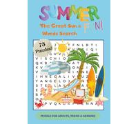 Summer Word Search Puzzles: Large Print for Adults & Seniors: 75+ Beach, Vacation & Summer-Themed Brain Games for Relaxation