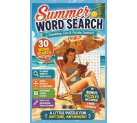 Summer Word Search - Word Snacks Edition: Summer Mini Word Search Puzzles with Bonus Medium- Level Word Scrambles | 30 Quick Puzzles with 18 Words ... and Adults Mindfulness Small Activity Book