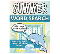 Summer Wordsearch Puzzle Book: Summer Extra Large Print Word Search | 50+ Fun and Relaxing Summer-Themed Puzzles | 8.5x11 inches, 110 pages | Solutions Included