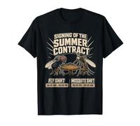 Summer Work Humor, Bug Handshake, Mosquito Shift T-Shirt