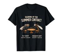 Summer Work Humor, Bug Handshake, Mosquito Shift T-Shirt