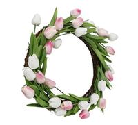 Summer Wreath, Large Artificial Flower and Greenery Decor, Perfect for Front Door, Home, Indoor, Outdoor, Garden, Patio, Porch, Holiday, Wedding