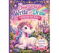 Summer Write and Draw Journal for Kids: Creative Story Adventures with a Magical Unicorn for Young Dreamers Ages 3-6