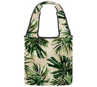 Summer Yellow Lemons and Sliced Fruits Canvas Tote Bag for Women, Medium Reusable Grocery Totes Washable and Eco-friendly