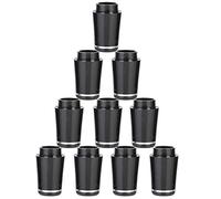 SummerHouse 10 Pieces Collared Golf Iron Ferrule 0.355'' Taperd 0.370'' Flat Compatible with Callaway X Prototype, Razr X Muscleback, Razr X Tour CB Irons X Series Jaws CC Forged Wedges