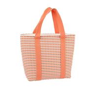 Summerhouse by Navigate Portofino 20L Woven Insulated Basket Bag Melon Pink