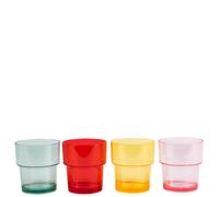 Summerhouse by Navigate Strawberries & Cream Set of 4 Stacking Tumblers