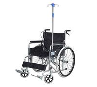 summerr IV Pole Drip Stand,IV Stand for wheelchair, IV Pole with Stainless Steel, Adjustable Height Display Stand Rack