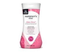 Summer's Eve Sheer Floral Cleansing Wash for Sensitive Skin, 9 fl oz