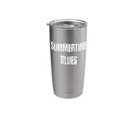 Summertime Blues Stainless Steel Insulated Tumbler