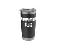 Summertime Blues Stainless Steel Insulated Tumbler